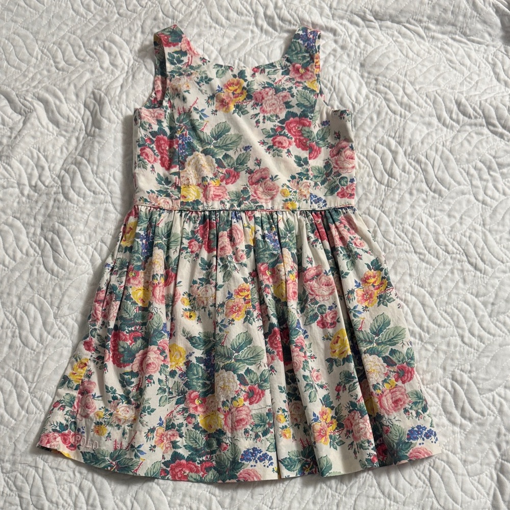 Polo by Ralph Lauren Multicolor Floral Kids Dress